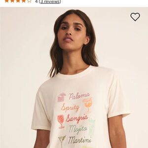 Z Supply Cream Graphic Tee